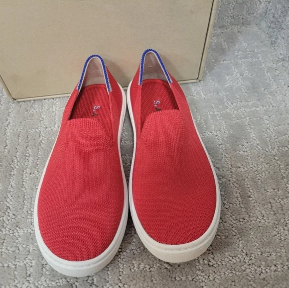 Rothys The Kids Sneaker Red Lollipop Slip On Shoes Little Kids Size 12, 13